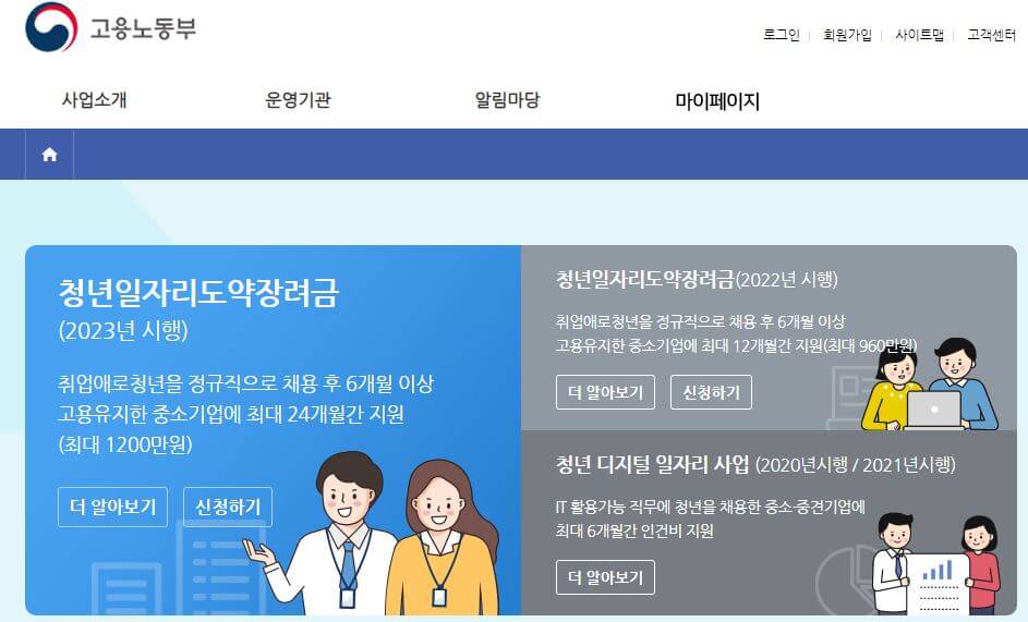 2023년 청년일자리 도약장려금