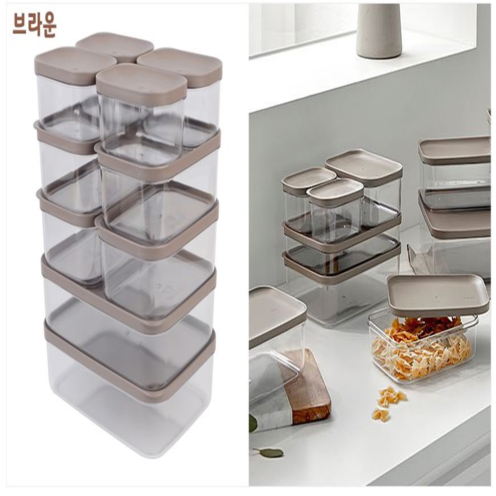  다용도 냉장고 소분용기 A/B 세트의 특징