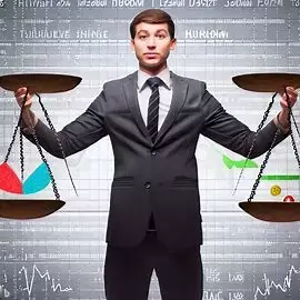 Visual representation of stock portfolio management