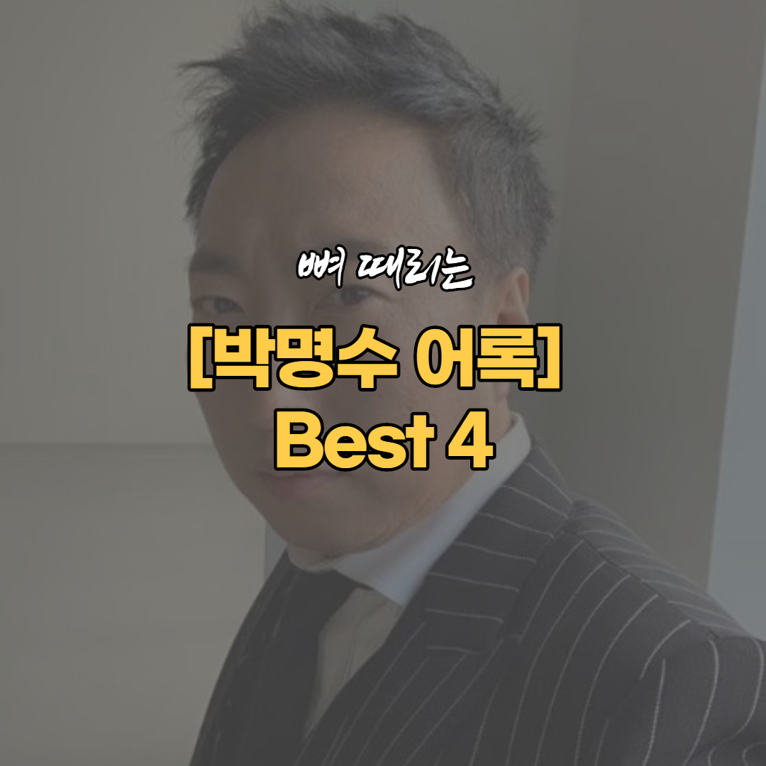  박명수 어록 모음 넷~