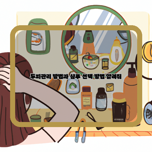  두피 건강을 위한 샴푸 선택과 효과적인 두피 관리 방법