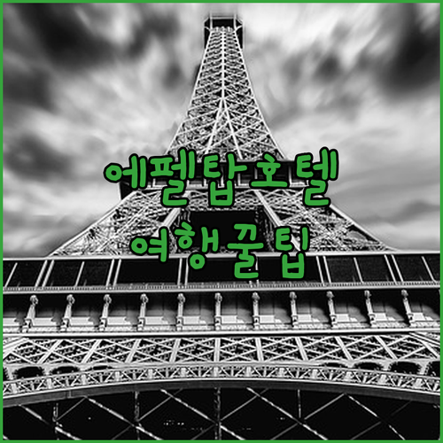 파리 여행객 필독 에펠탑 주변 인기 