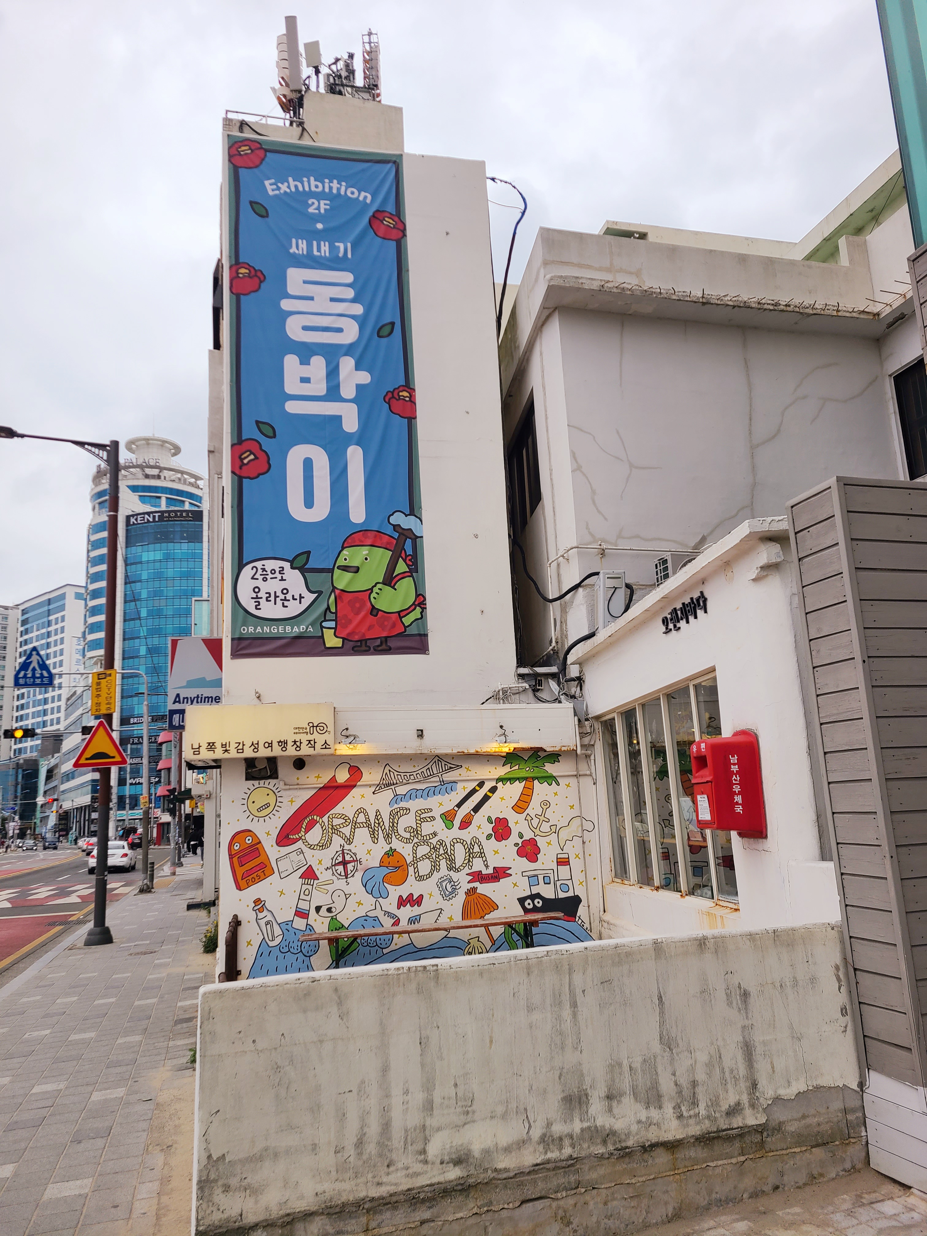 오랜지바다의 옆모습 사진