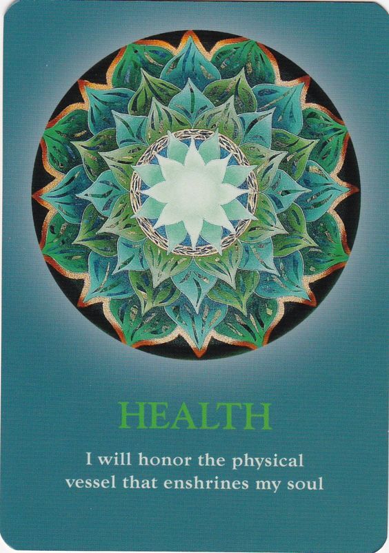 The Soul&#39;s Journey Lesson Cards Health 건강 해석 미