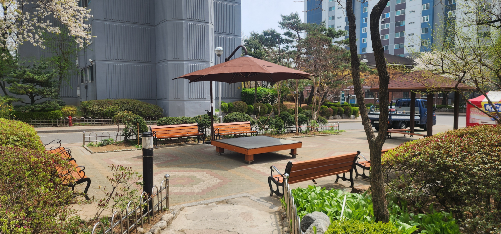 인천 숨겨진 보석 야외파라솔을 찾아서 세이드하우스대형파라솔 전국설치