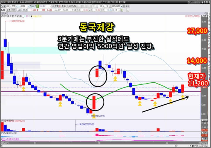 동국제강-일-봉-차트