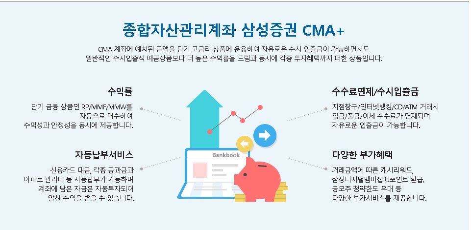  삼성증권 CMA 통장 나만 모르나?