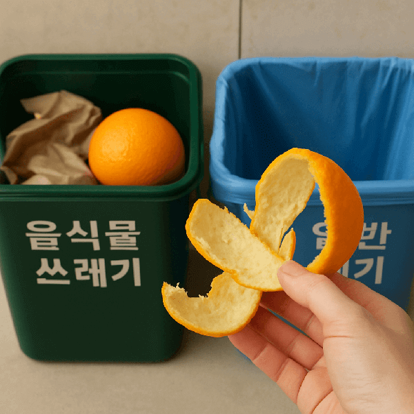 오렌지껍질, 음식물 쓰레기일까?｜공식 기준에 따른 정확한 분리수거 방법 안내