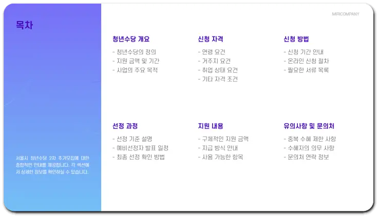 서울시 청년수당
