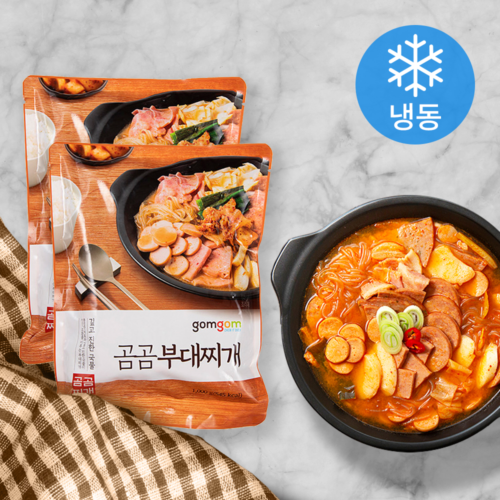  곰곰 부대찌개 (냉동), 1kg, 2개