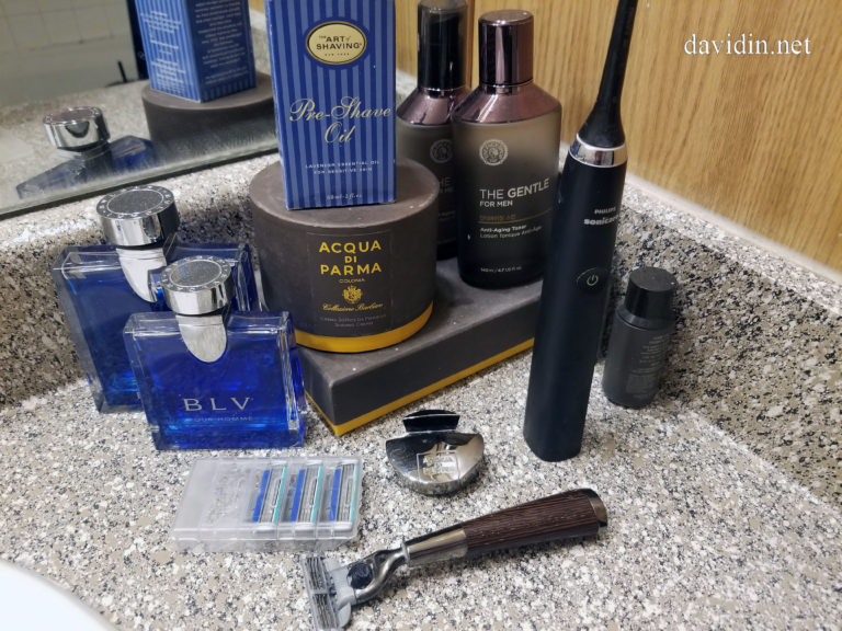  Acqua Di Parma Razor and Shaving Cream – Phillips Sonicare – Bulgari BLV