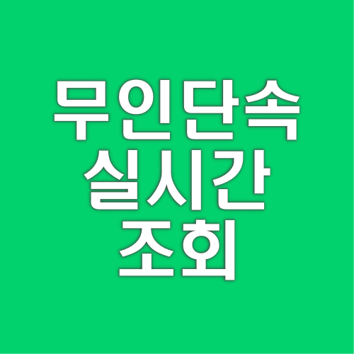 무인단속-실시간-조회