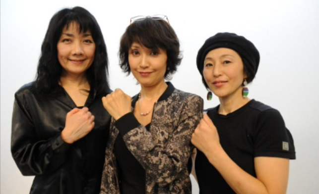 왼쪽부터 나가토 미유키&#44; 하기와라 사요코&#44; 코지마 유코
