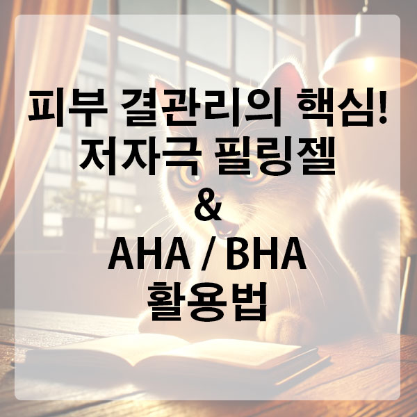 피부 결관리의 핵심! 저자극 필링젤 &amp; AHA·BHA 활용법