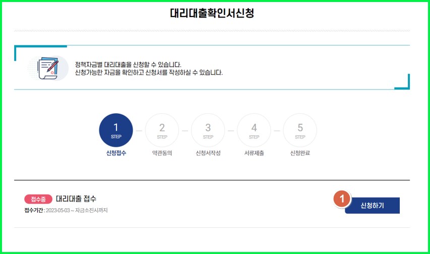 소상공인 정책자금 신청