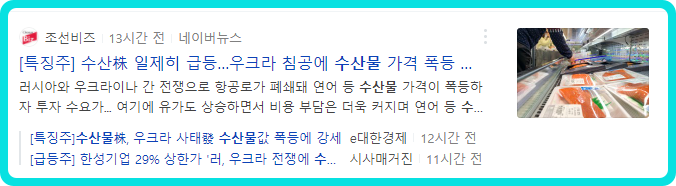  러시아 우크라이나 전쟁 수혜 관련주