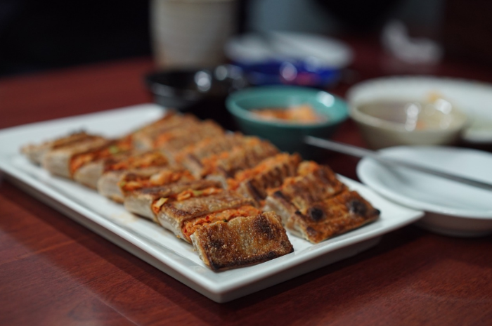 맛있는 메밀전병 안주 반찬 간식