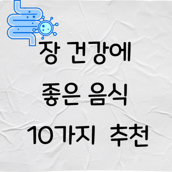 장 건강에 좋은 음식 10가지 추천