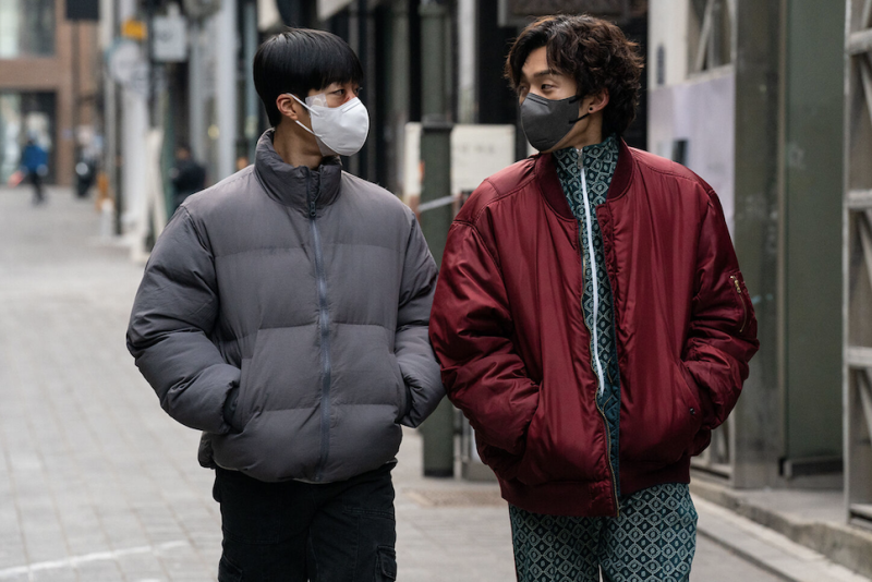 사냥개들 한 장면