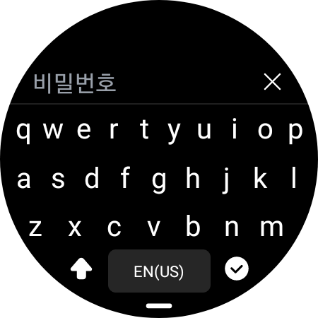 워치5 querty 키보드