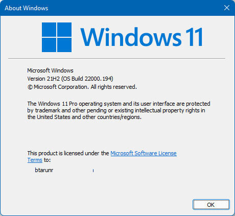 윈도우 11 사양 제한 우회 설치 방법