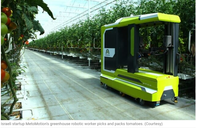 이스라엘 스타트업&#44; 토마토 수확 로봇 세계 최초 개발 Israeli startup develops first AI robot for picking tomatoes