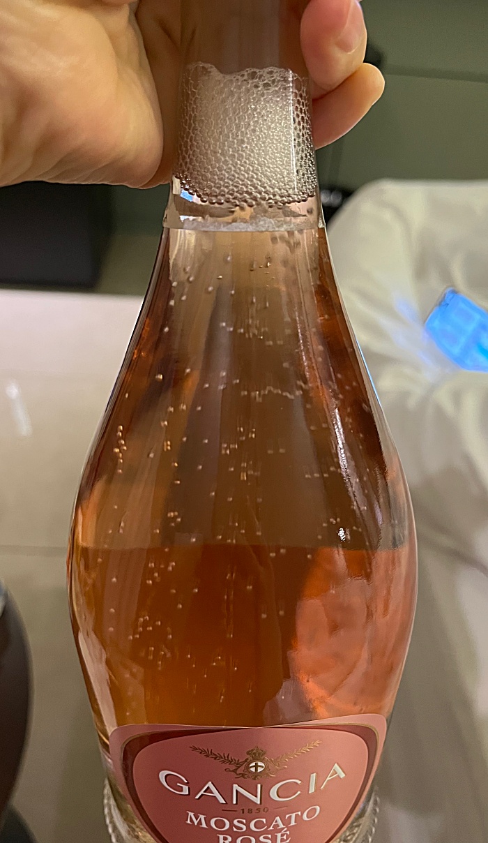 간치아 모스카토 로제 거품