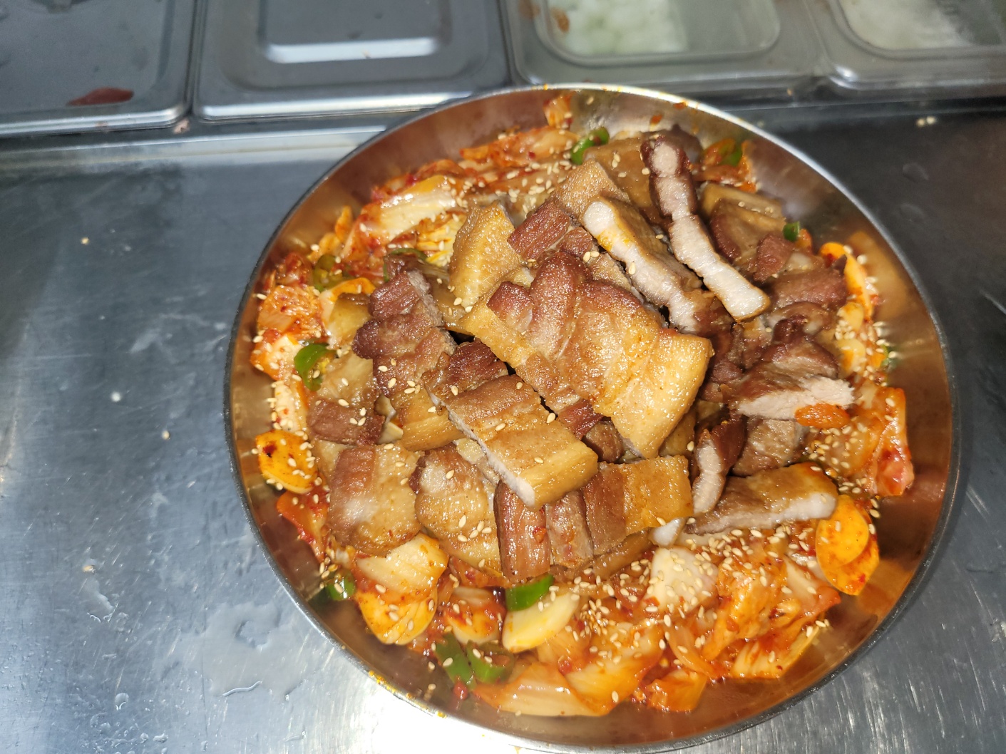 삼겹살과 김치구이란 5