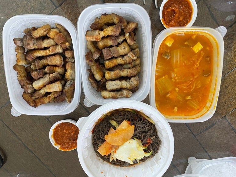 숯불삼겹살 (150g)