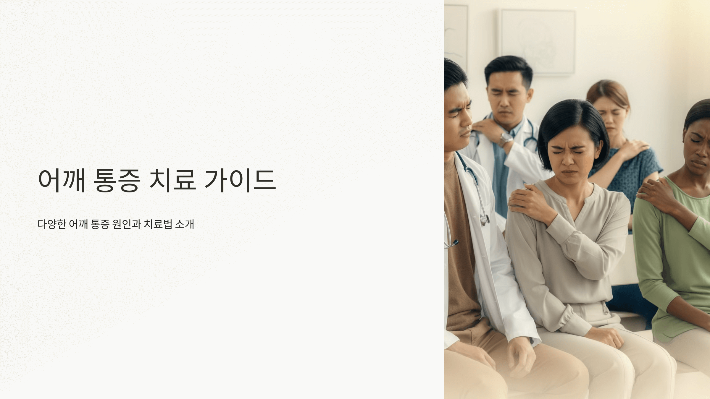 어깨통증과 관련된 사진입니다.