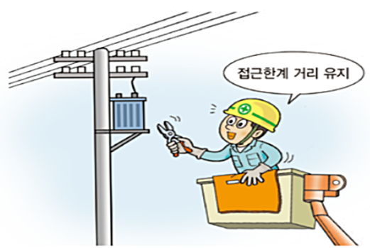 충전전로 접근한계 거리