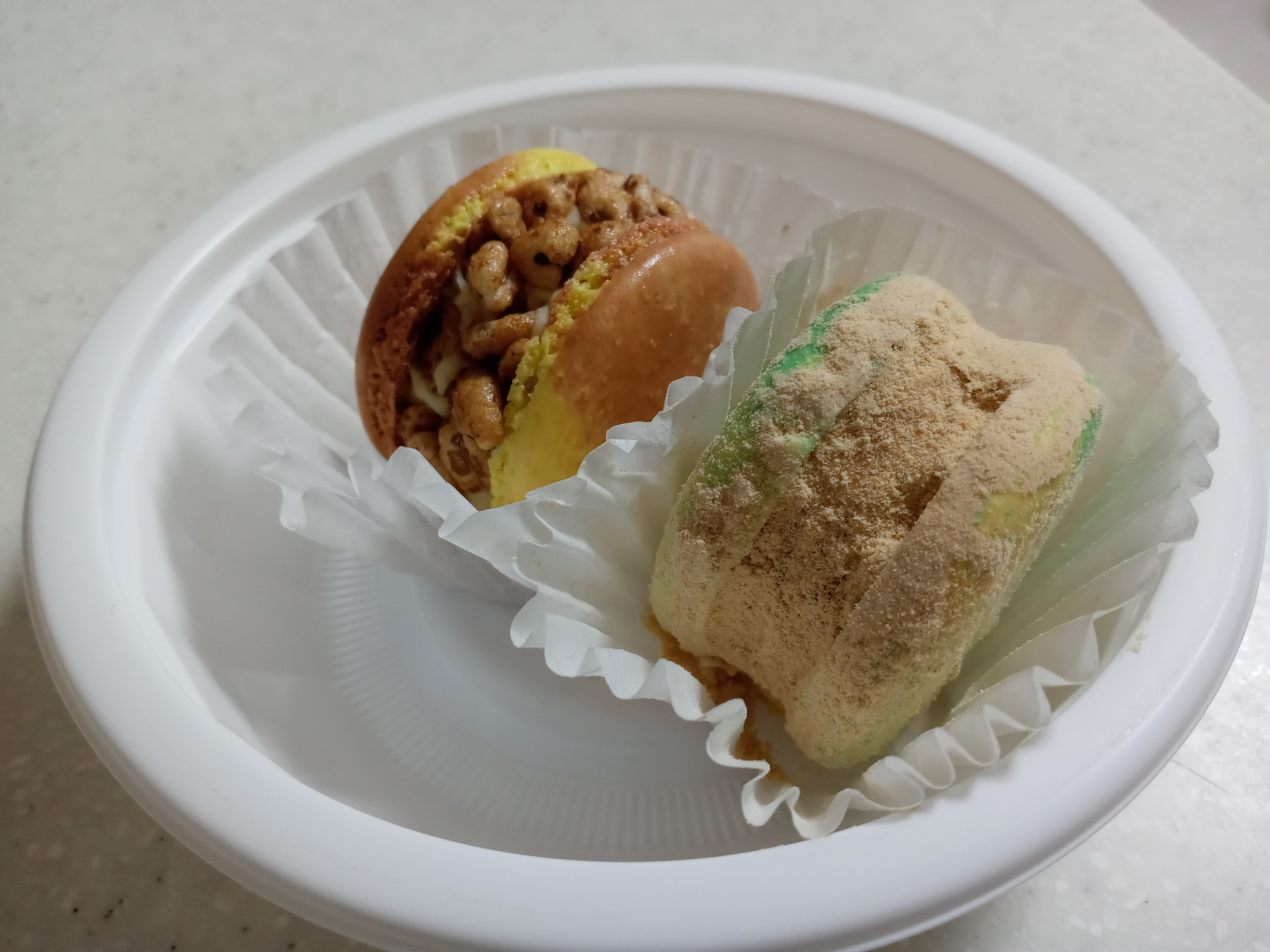  인절미 마카롱, 죠리퐁 마카롱 쫀득쫀득 맛있어!