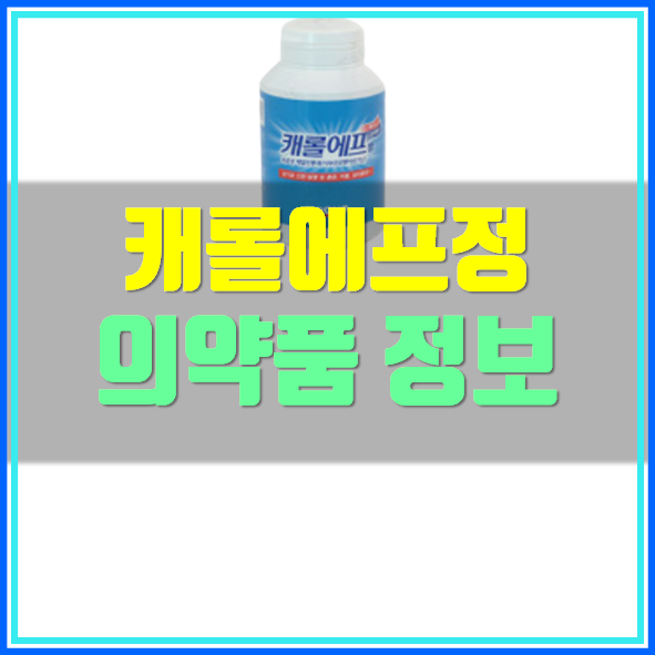  캐롤에프정 복용법 부작용