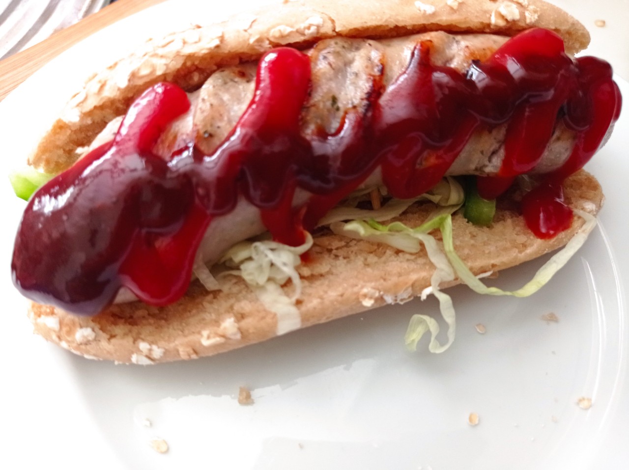  통밀가루로 스윗 오트 핫도그빵 만들기, 집에서 핫도그 만들어 먹기 (시뻘건 환타 딸기맛도 있어요~)