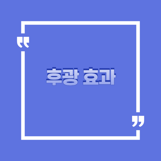 후광효과의 개념과 예시 및 긍정적 부정적 효과