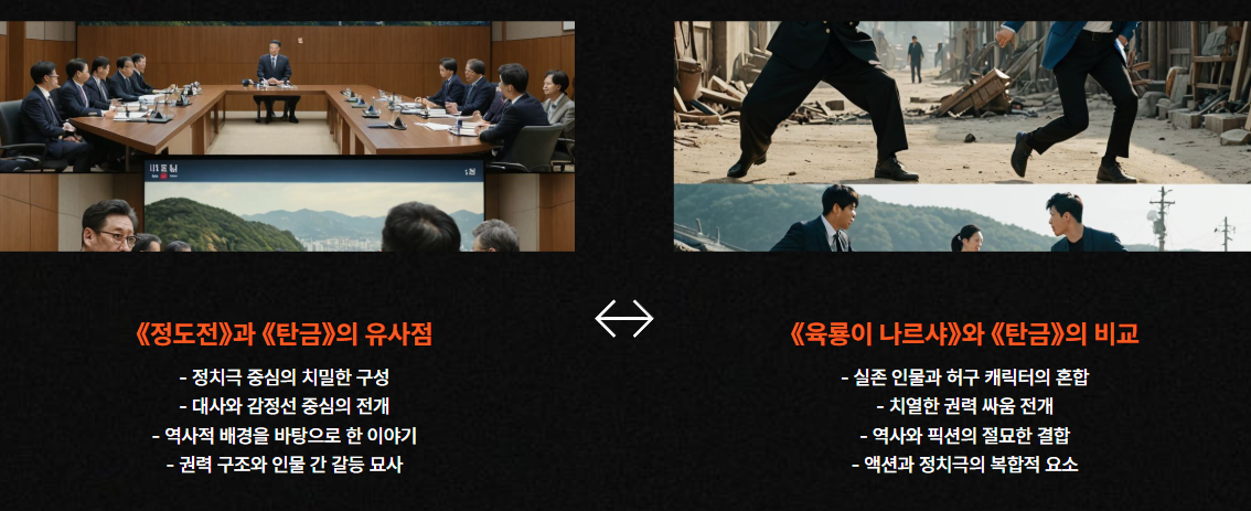 유사 드라마 비교