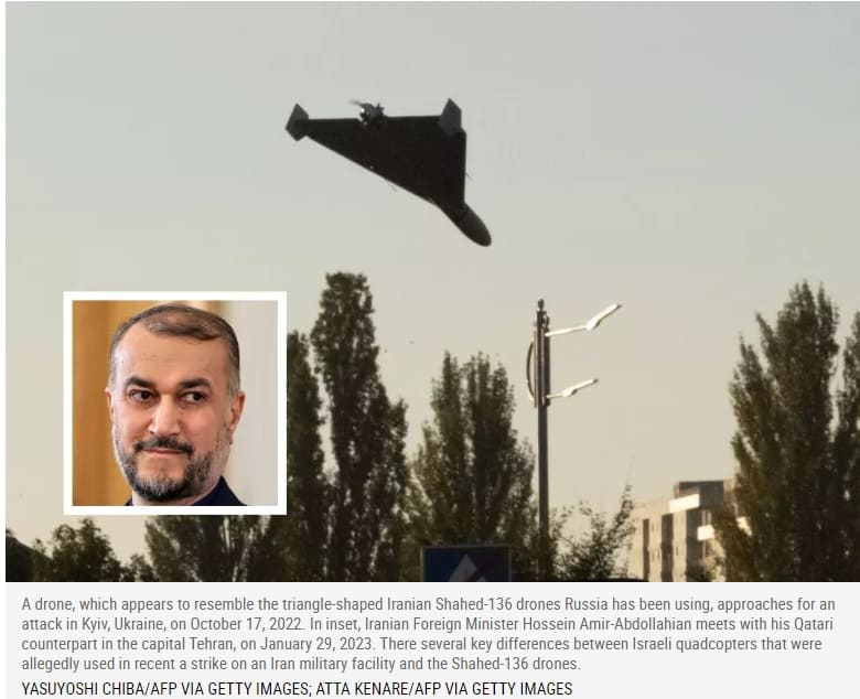 특화된 이스라엘 드론 얼마나 강한가 VIDEO:Iran&#39;s Shahed-136 Drones Compared to Israel&#39;s Quadcopters