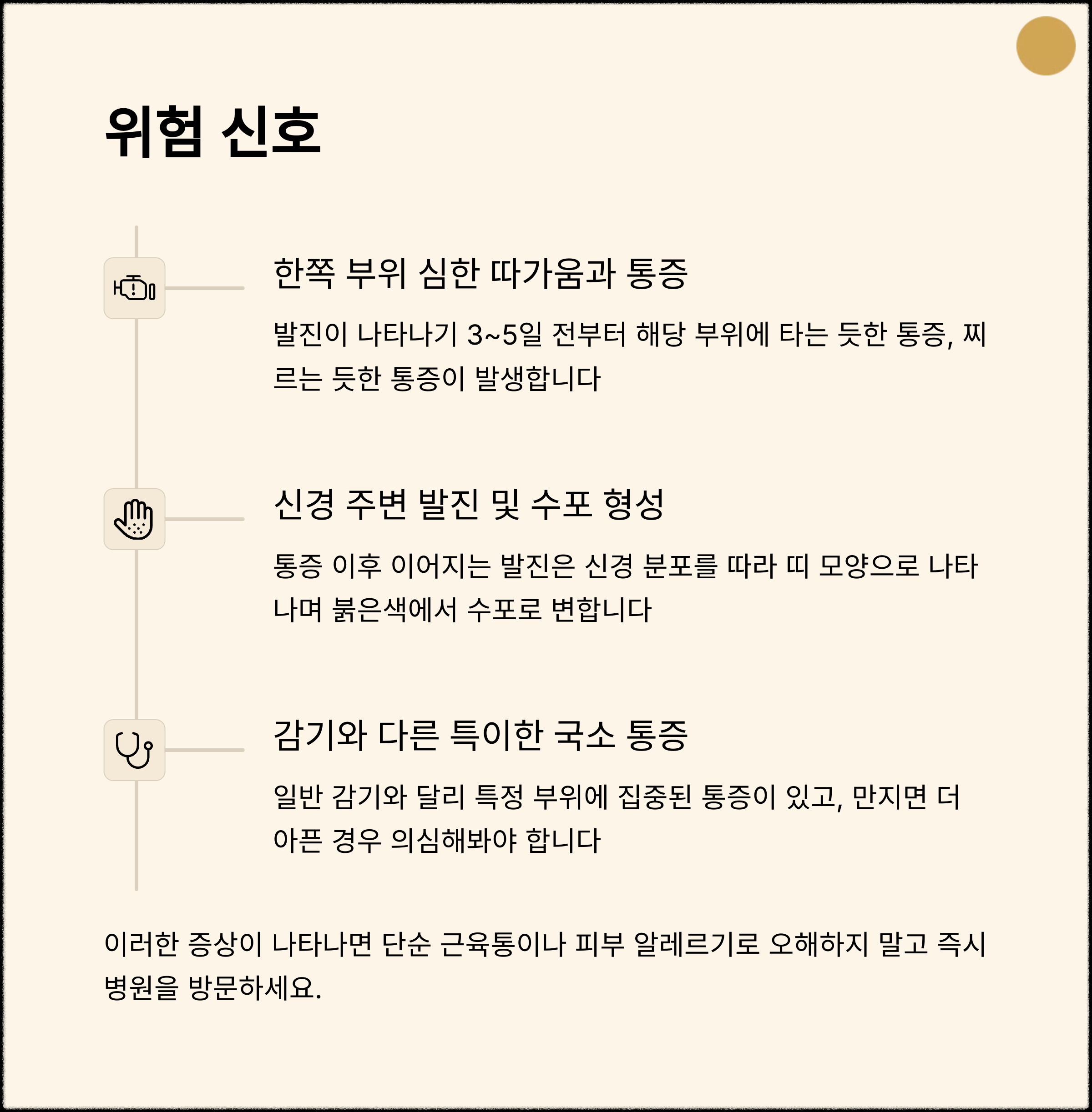 발진 발생 후 72시간 이내에 항바이러스제를 복용