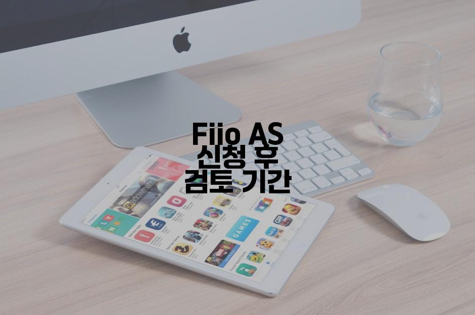 Fiio AS 신청 후 검토 기간