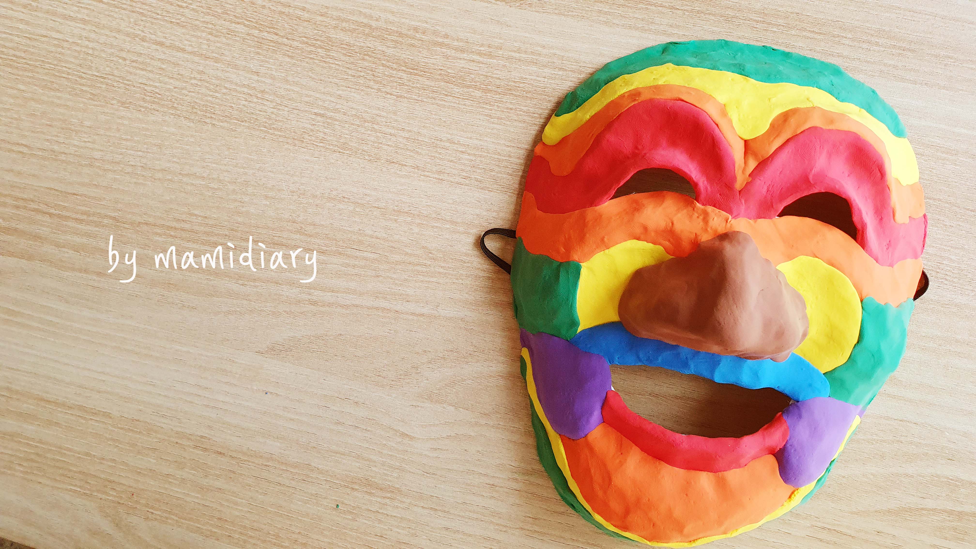 클레이 양반탈 만들기. a traditional Korean mask.하회탈 클레이.