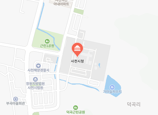 사천시청 위치