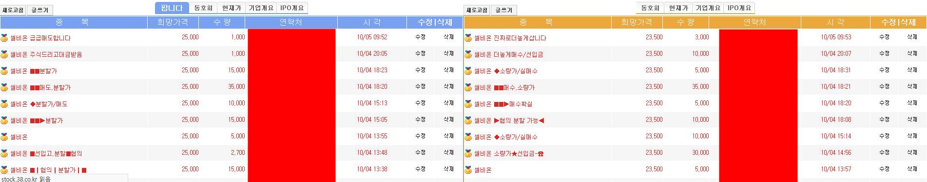 셀비온 장외가