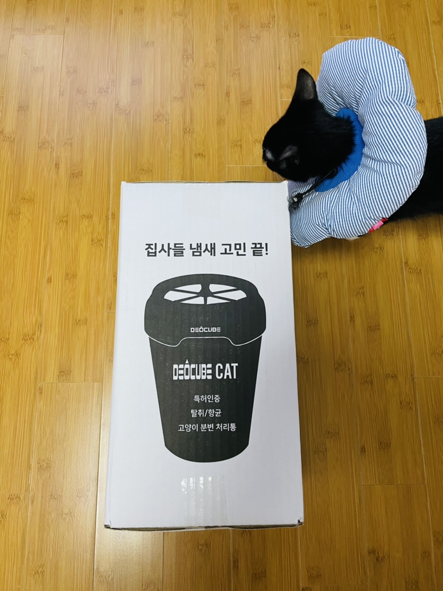 분변처리통 고양이배변냄새 없애고 처리해요! 리터락커 말고 데오큐브 고양이화장실 7