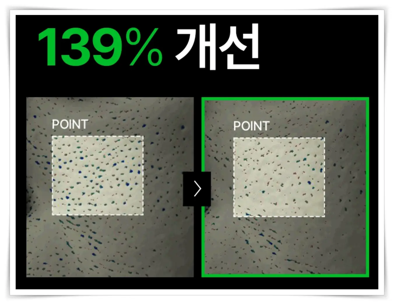 뷰드 초저분자 디바샷 효과모공수 139% 개선