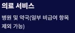2025 전국민 민생지원금 1차지급 지급방식 및 사용처 - 의료 서비스