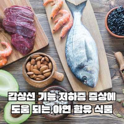 갑상선 기능 저하증 증상에 도움 되는 아연 함유 식품