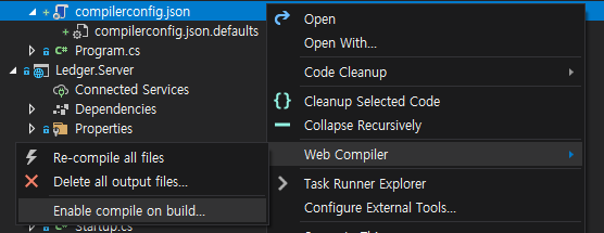 Enable compile on build...