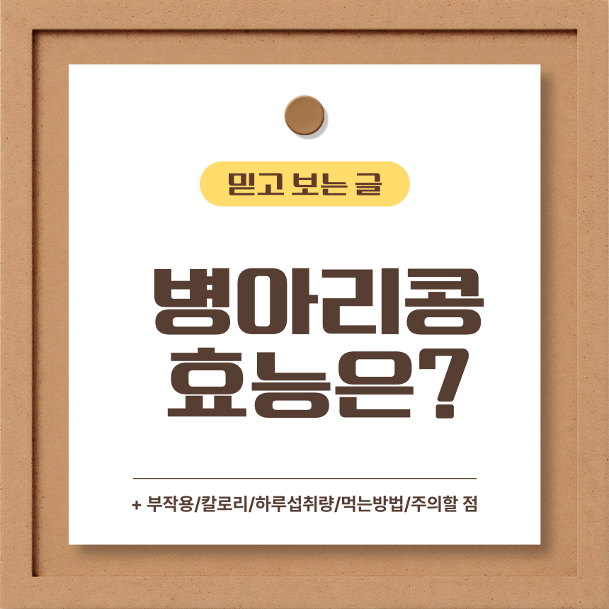  병아리콩 효능은?