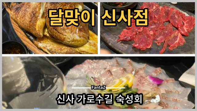  [신사 가로수길 맛집] 달맞이 숙성회 먹으면서 한라산 술 한잔 회식장소 솔직후기
