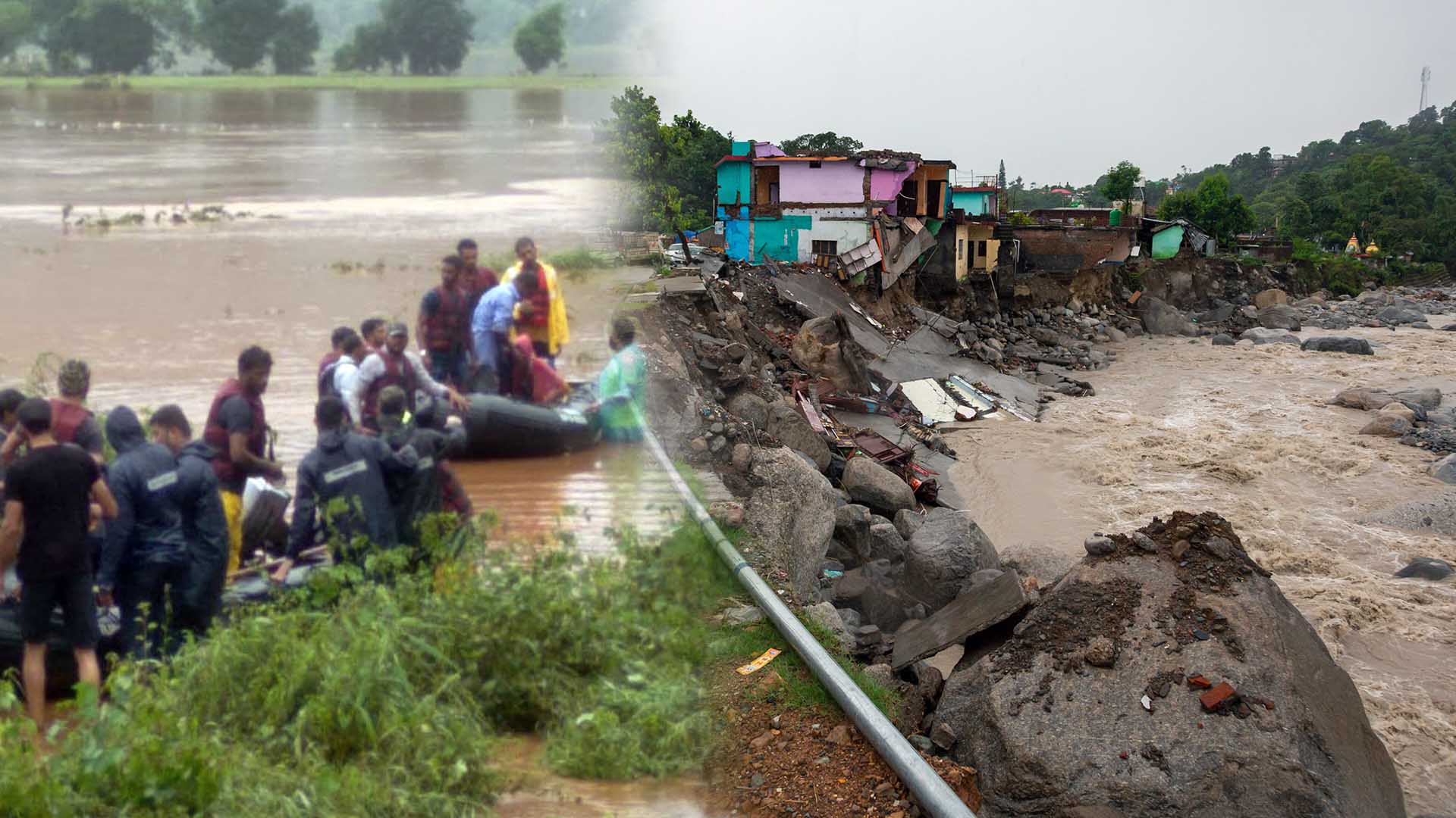 폭우로 인해 수십 년 만에 가장 습한 7월을 맞이한 인도